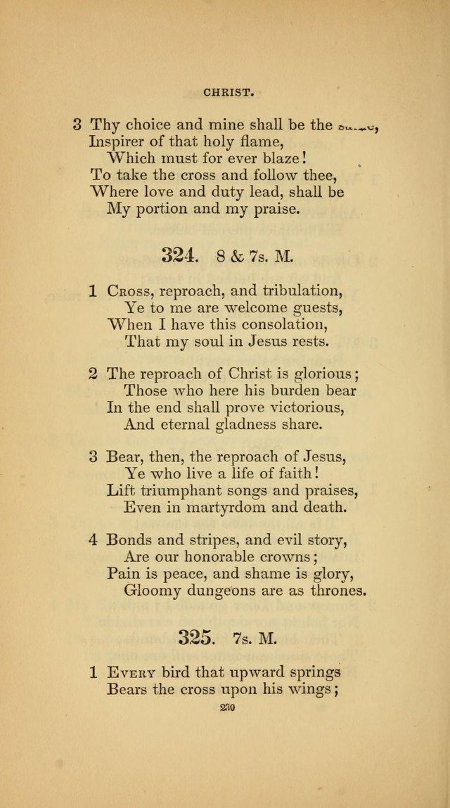 Hymns for the Church of Christ (3rd thousand) page 230