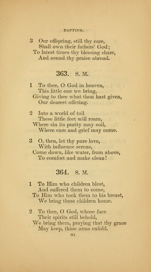 Hymns for the Church of Christ (3rd thousand) page 261