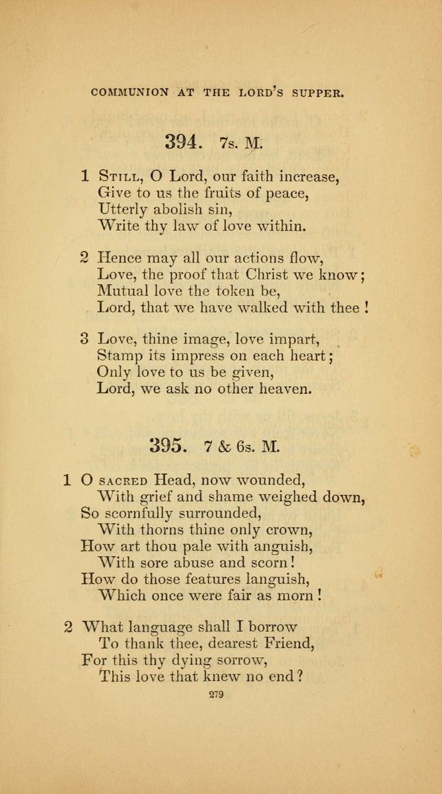 Hymns for the Church of Christ (3rd thousand) page 279