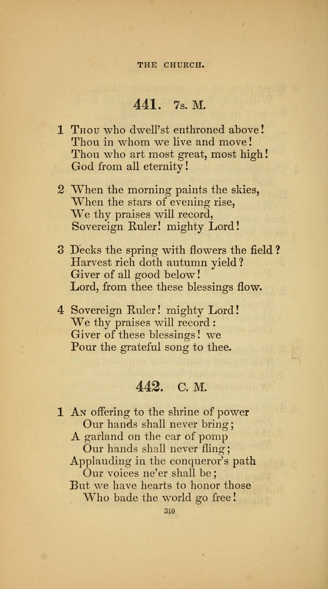 Hymns for the Church of Christ (3rd thousand) page 310