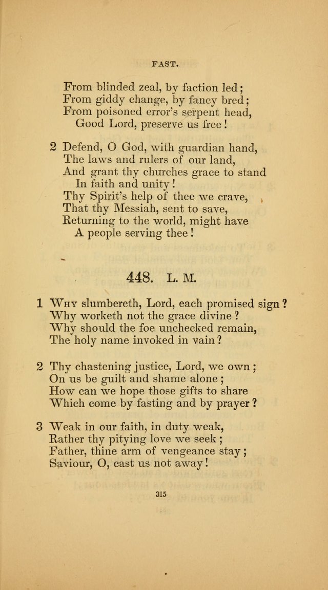 Hymns for the Church of Christ (3rd thousand) page 315