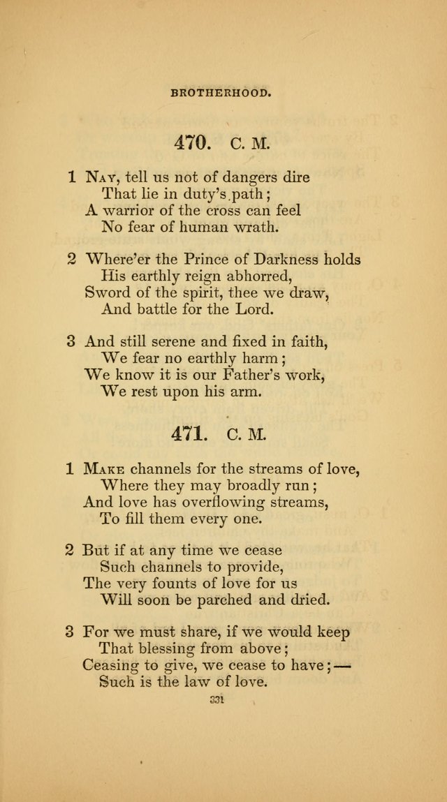 Hymns for the Church of Christ (3rd thousand) page 331