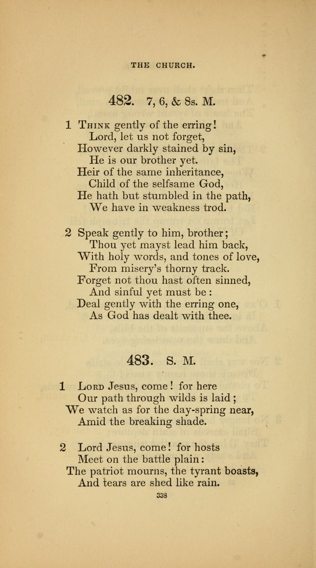 Hymns for the Church of Christ (3rd thousand) page 338