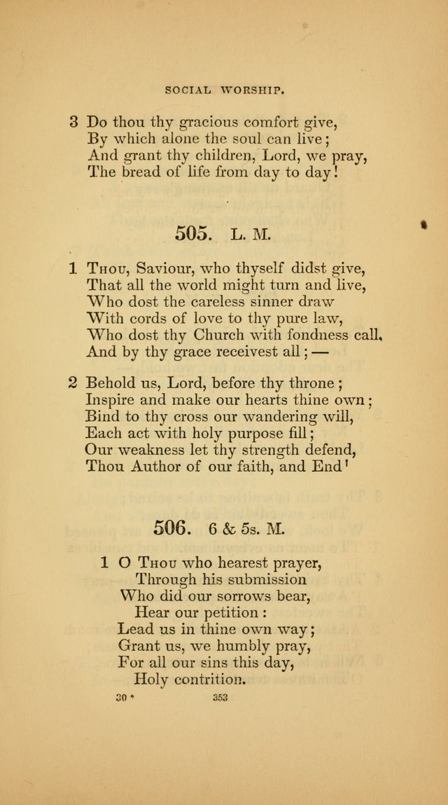 Hymns for the Church of Christ (3rd thousand) page 353