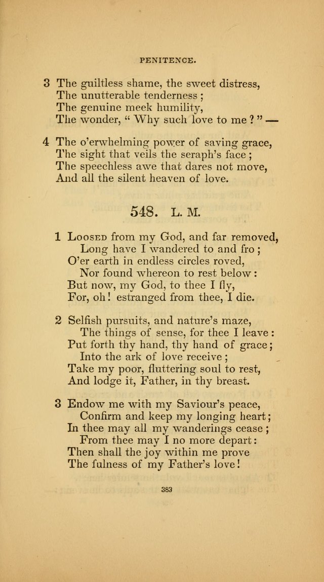 Hymns for the Church of Christ (3rd thousand) page 383