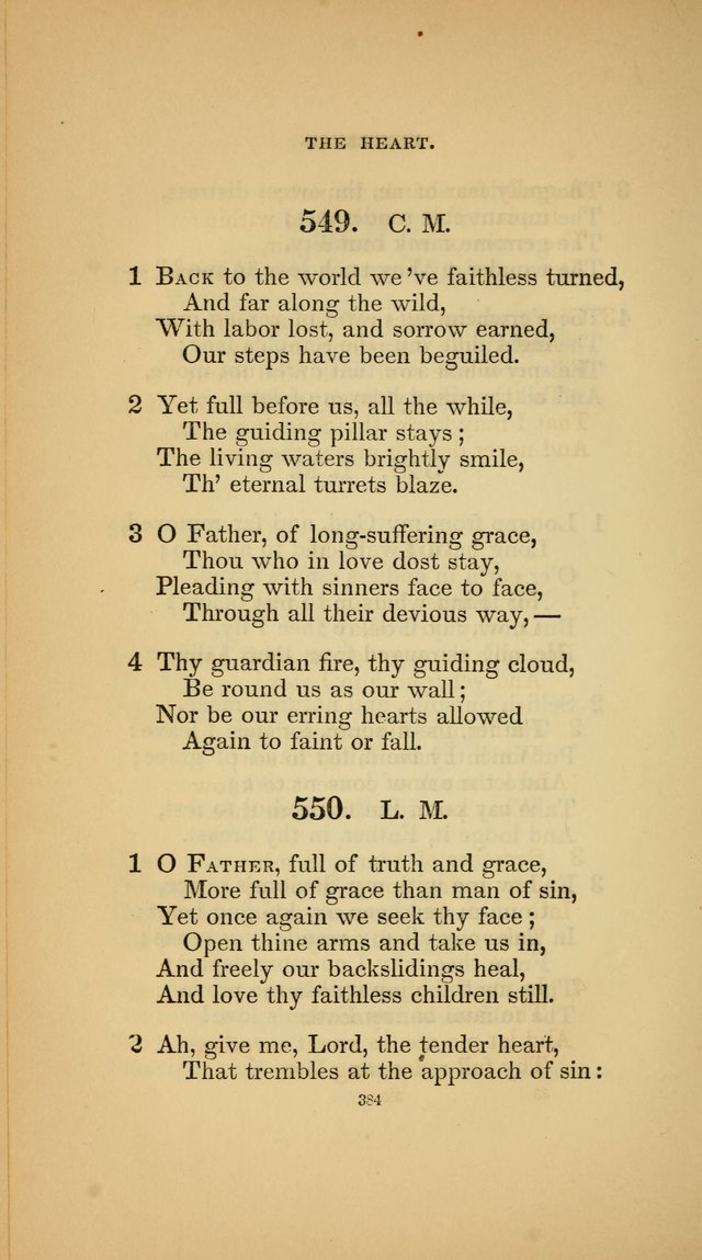 Hymns for the Church of Christ (3rd thousand) page 384