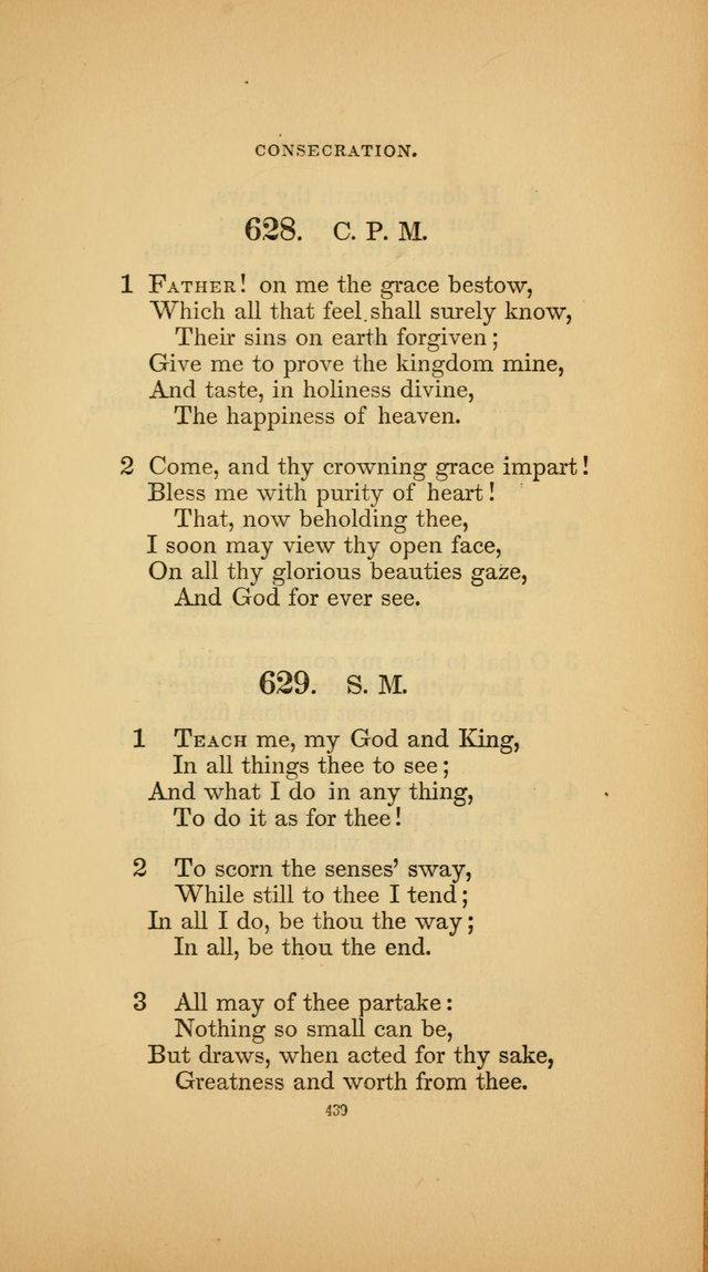 Hymns for the Church of Christ (3rd thousand) page 439