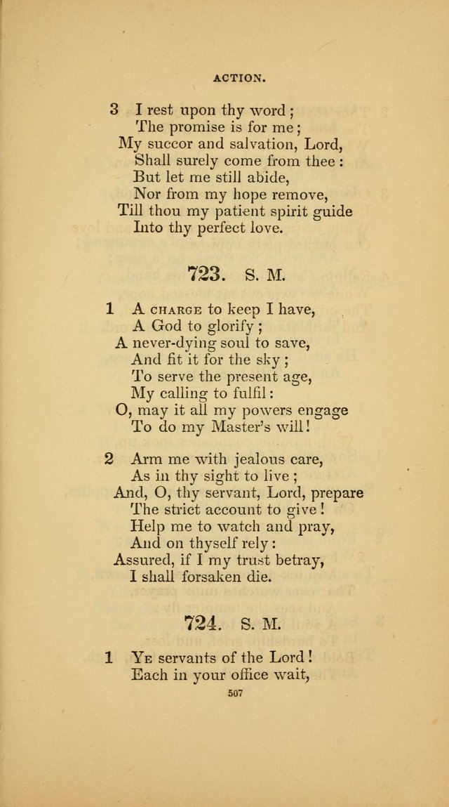 Hymns for the Church of Christ (3rd thousand) page 507