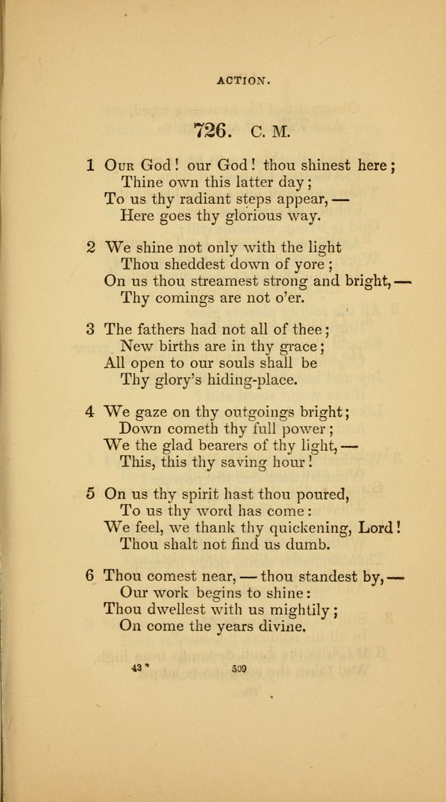 Hymns for the Church of Christ (3rd thousand) page 509