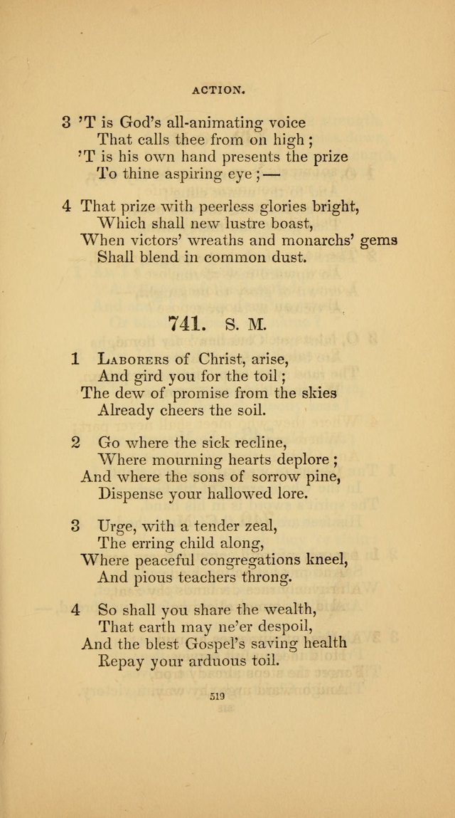 Hymns for the Church of Christ (3rd thousand) page 519