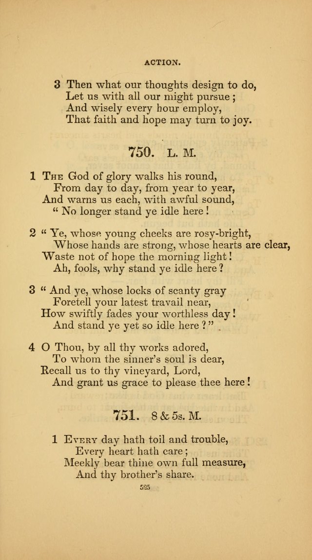 Hymns for the Church of Christ (3rd thousand) page 525