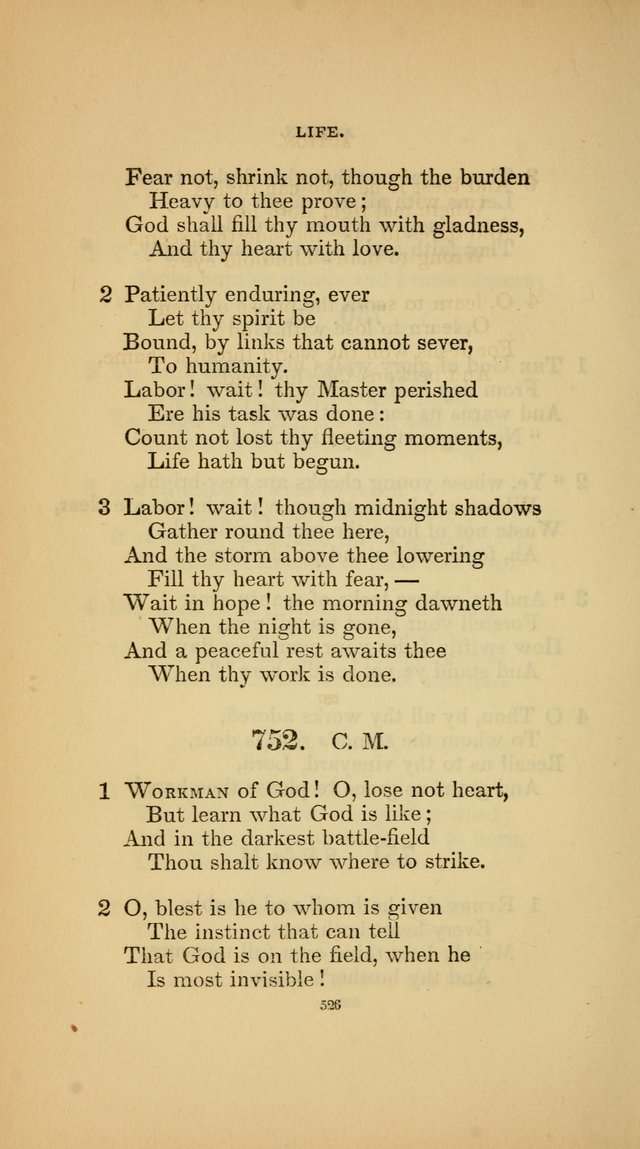 Hymns for the Church of Christ (3rd thousand) page 526