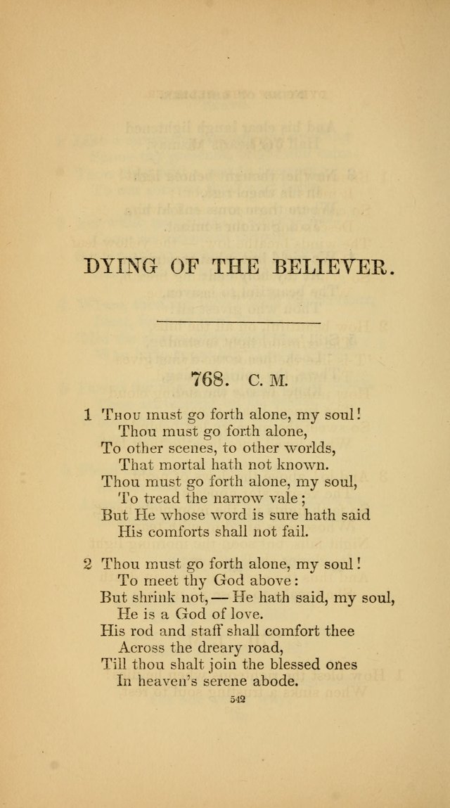 Hymns for the Church of Christ (3rd thousand) page 542