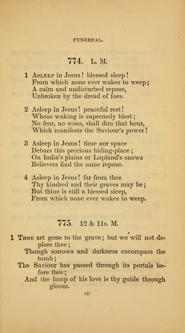 Hymns for the Church of Christ (3rd thousand) page 547