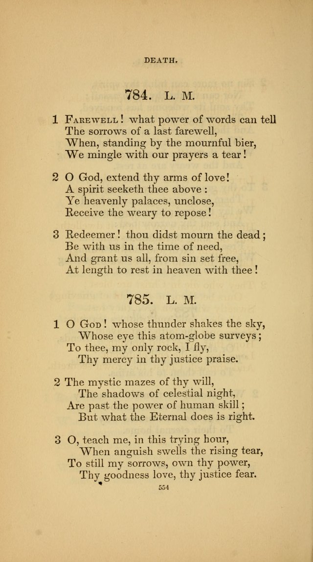 Hymns for the Church of Christ (3rd thousand) page 554