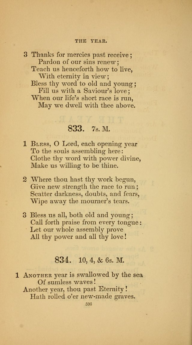 Hymns for the Church of Christ (3rd thousand) page 596
