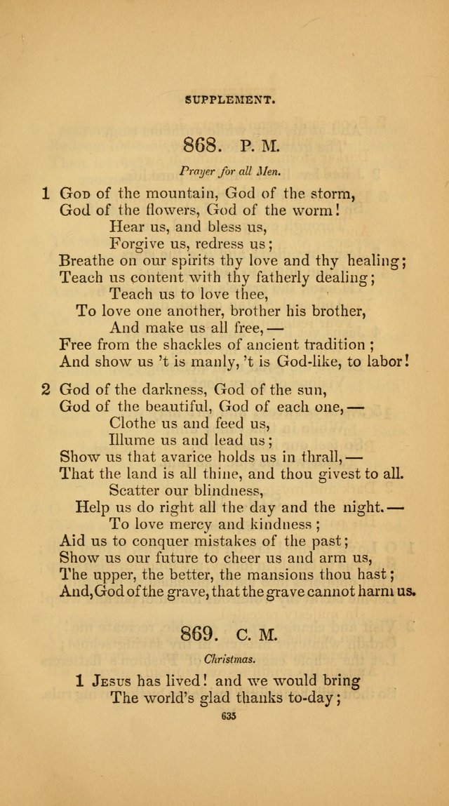 Hymns for the Church of Christ (3rd thousand) page 635