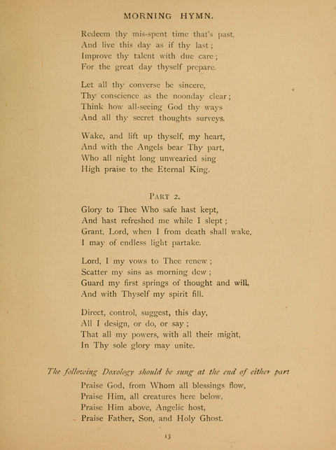 Hymns for Elementary Schools: original and selected page 13