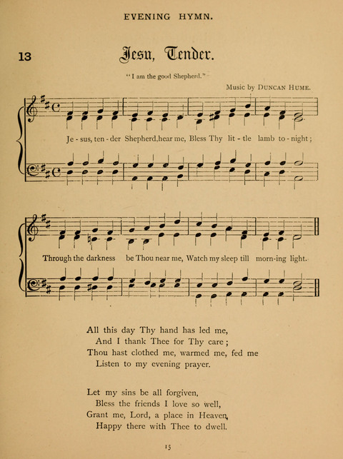 Hymns for Elementary Schools: original and selected page 15