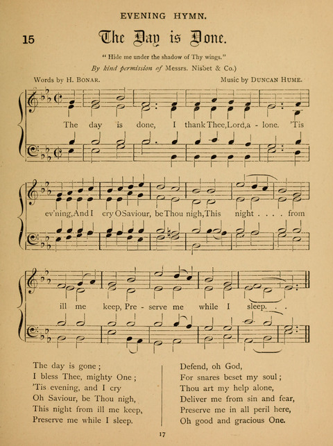 Hymns for Elementary Schools: original and selected page 17
