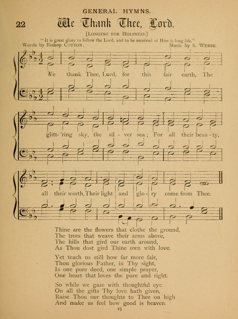 Hymns for Elementary Schools: original and selected page 25