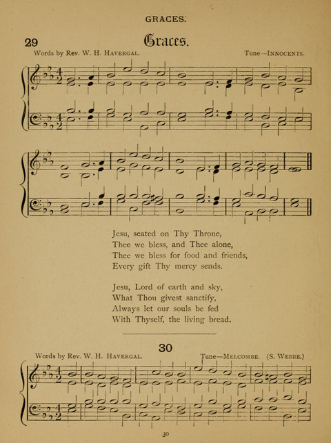 Hymns for Elementary Schools: original and selected page 30