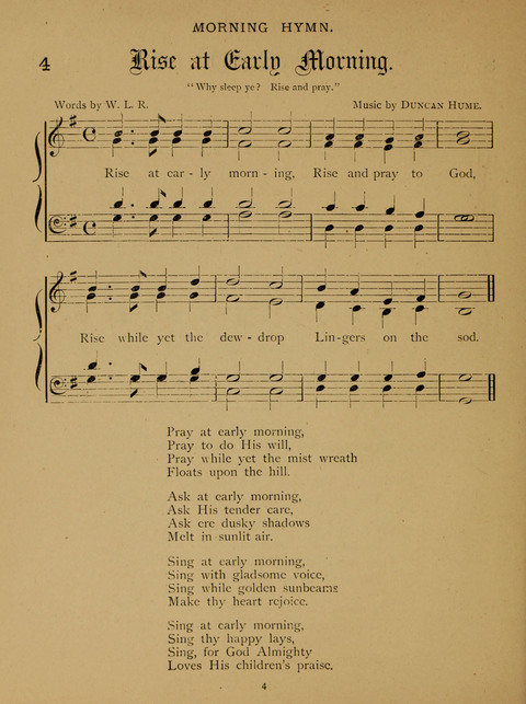 Hymns for Elementary Schools: original and selected page 4