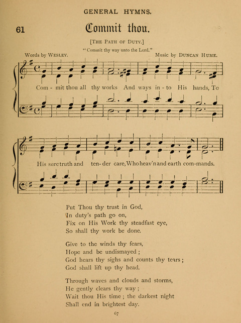 Hymns for Elementary Schools: original and selected page 67