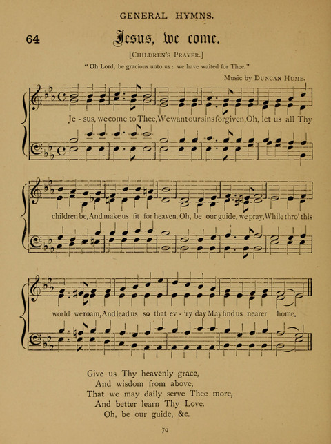 Hymns for Elementary Schools: original and selected page 70