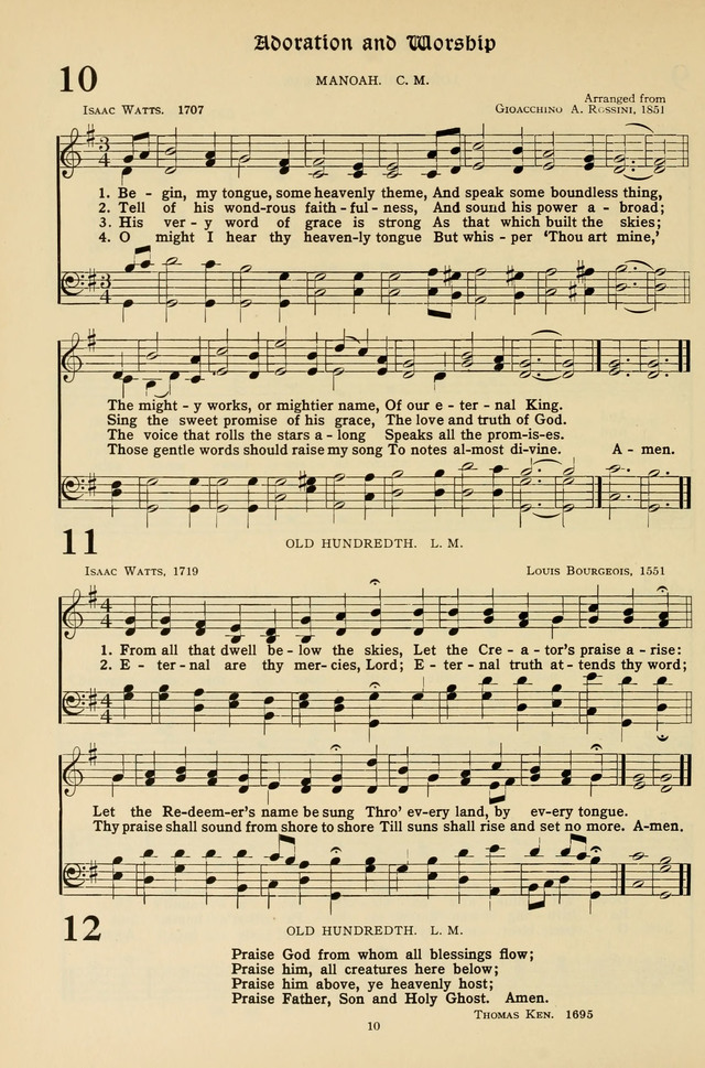 Hymns for the Living Age page 10