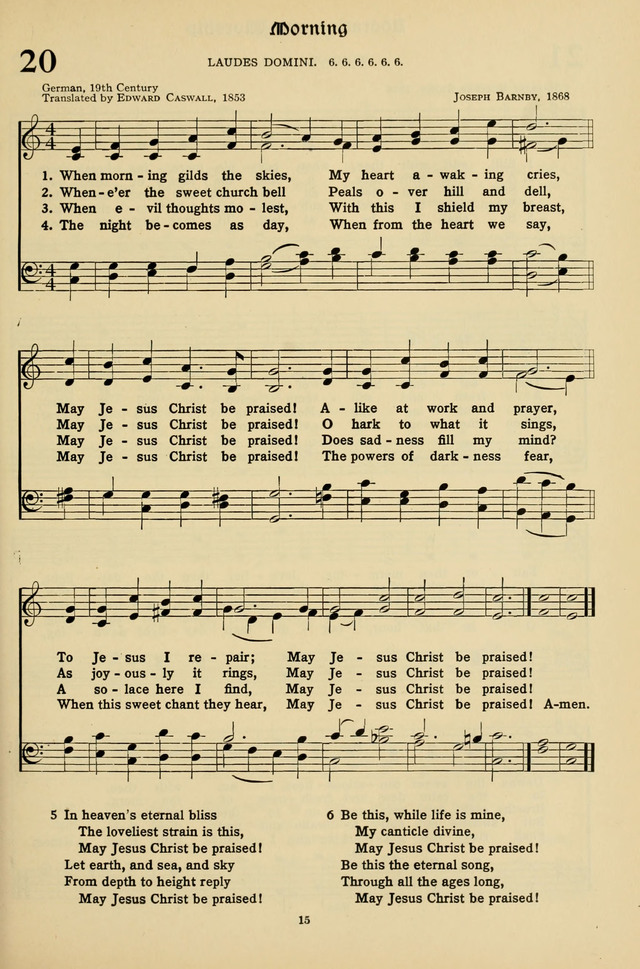 Hymns for the Living Age page 15