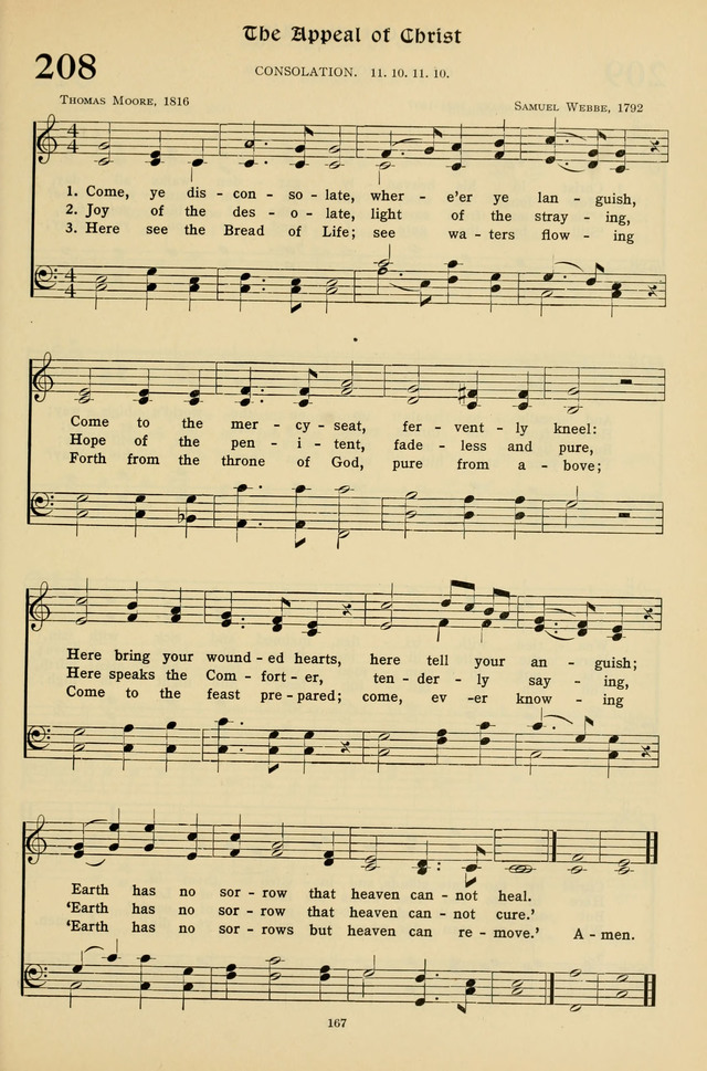 Hymns for the Living Age page 167