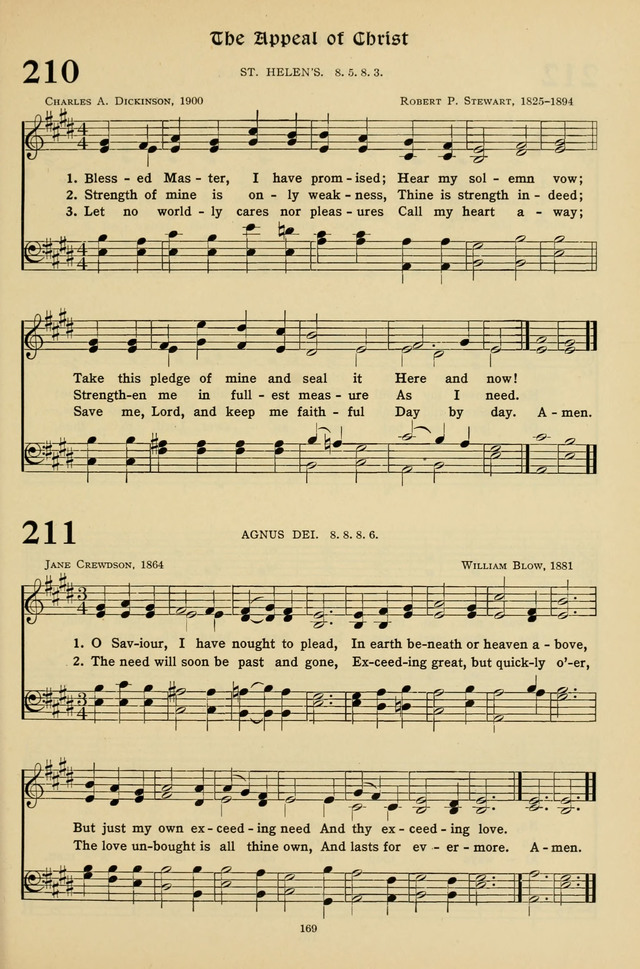 Hymns for the Living Age page 169