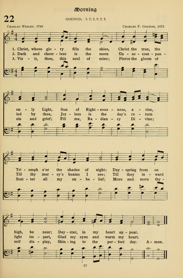 Hymns for the Living Age page 17