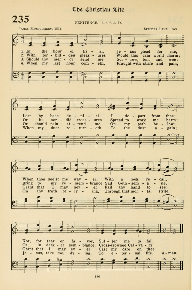 Hymns for the Living Age page 186