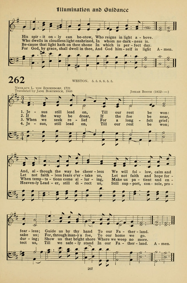 Hymns for the Living Age page 207