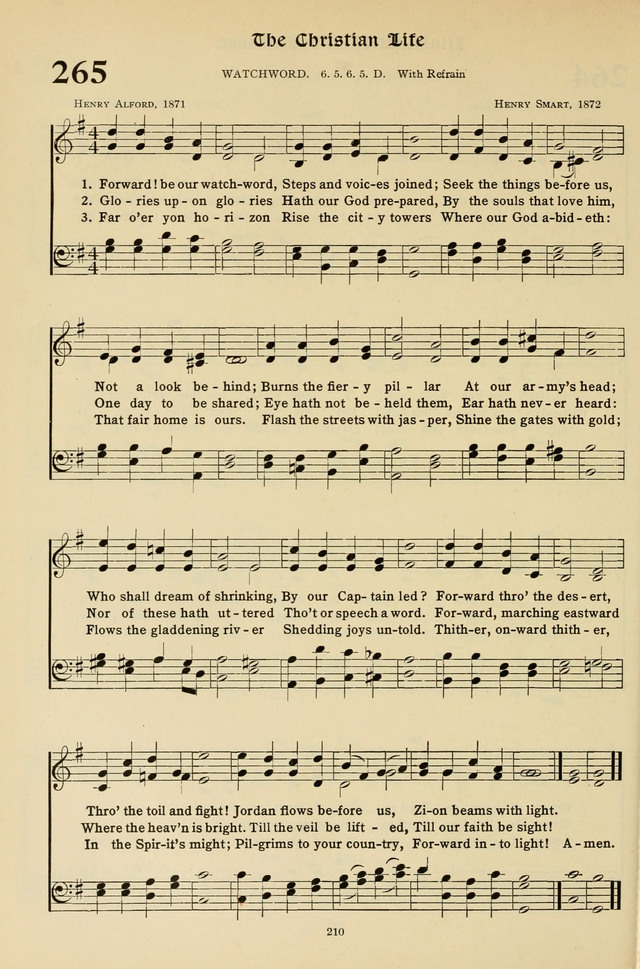 Hymns for the Living Age page 210