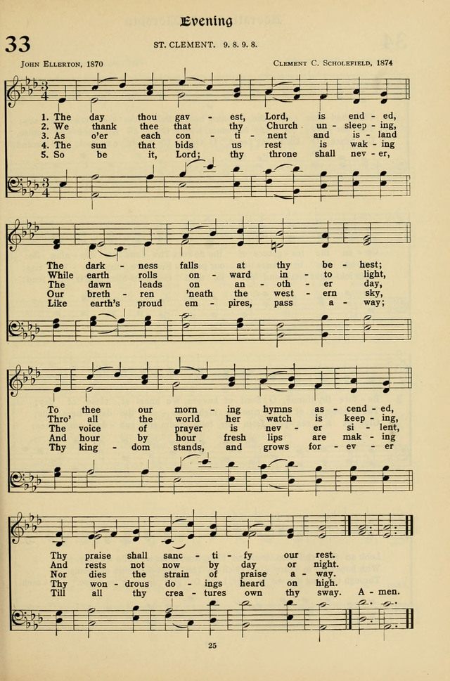 Hymns for the Living Age page 25