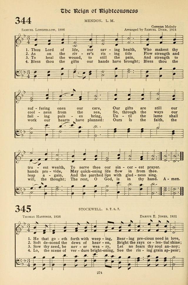 Hymns for the Living Age page 274