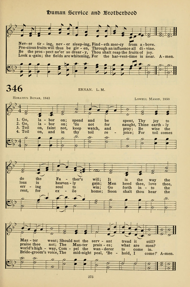 Hymns for the Living Age page 275