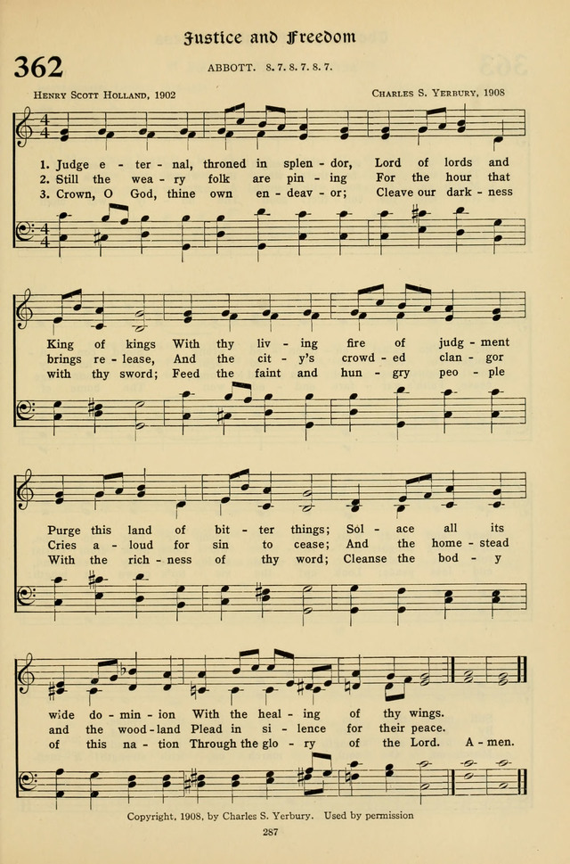 Hymns for the Living Age page 287