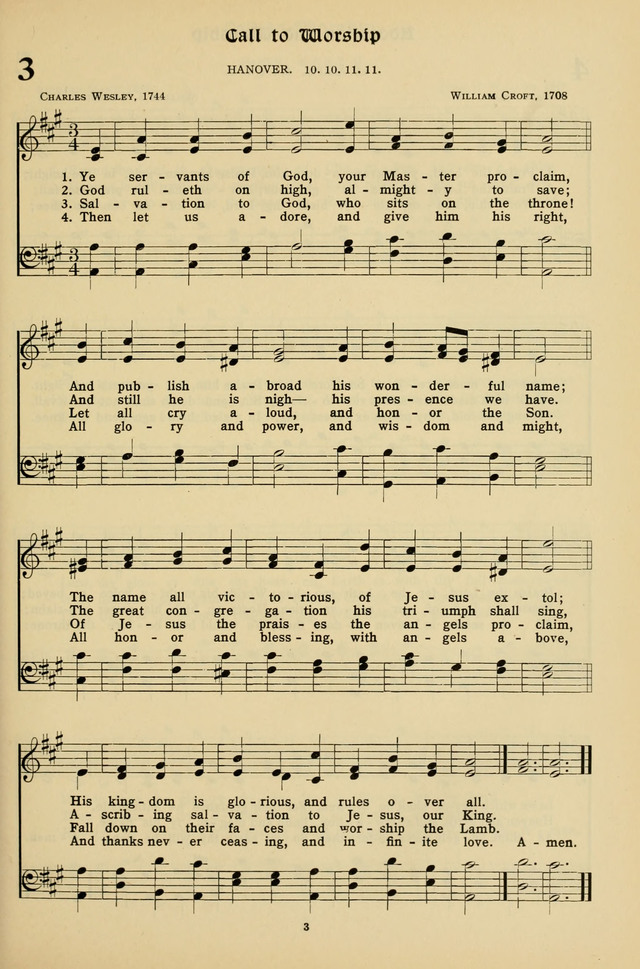 Hymns for the Living Age page 3