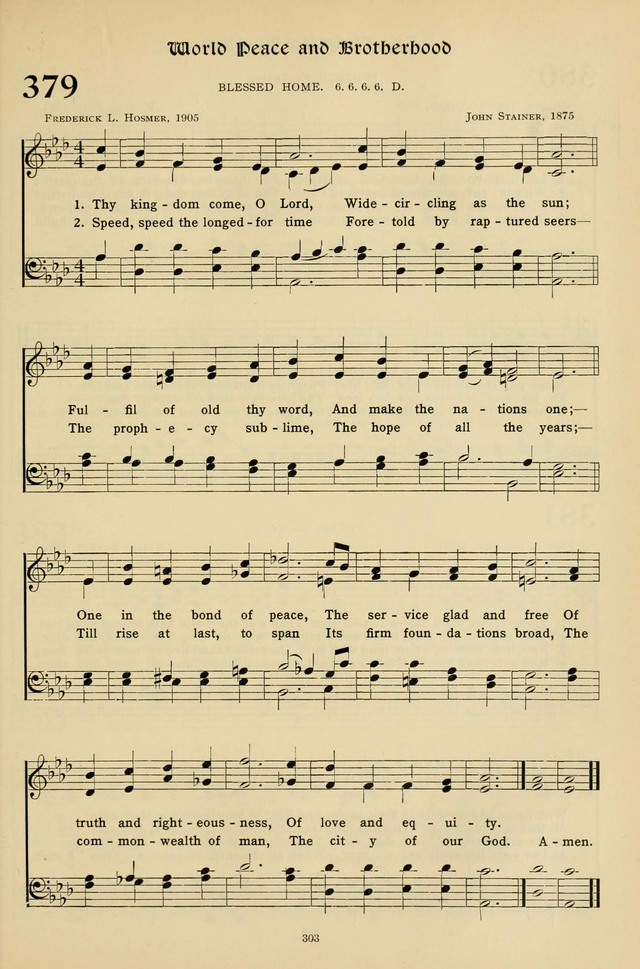 Hymns for the Living Age page 303