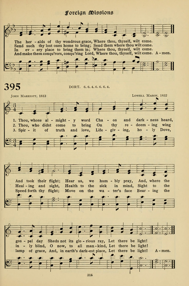 Hymns for the Living Age page 315