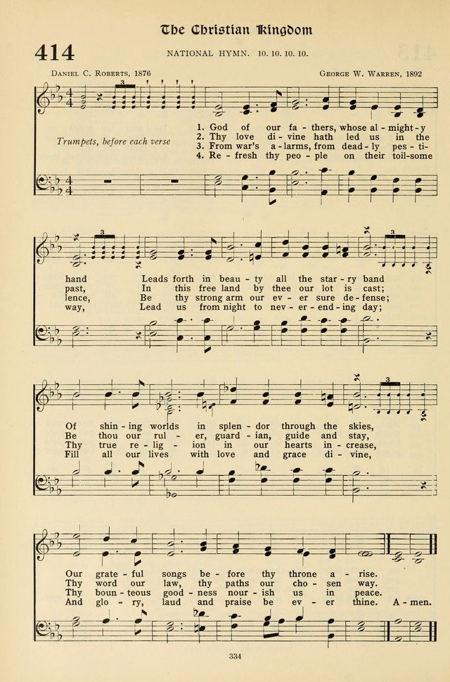 Hymns for the Living Age page 334