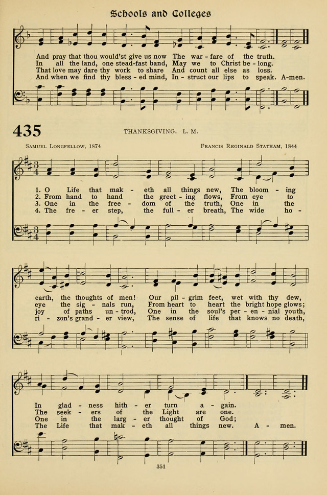 Hymns for the Living Age page 351