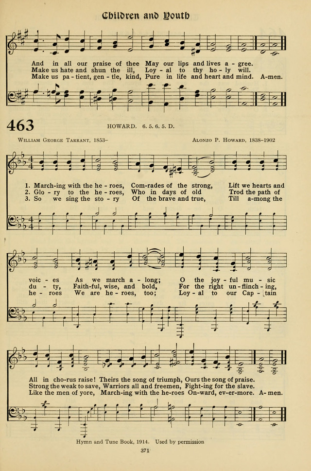 Hymns for the Living Age page 371