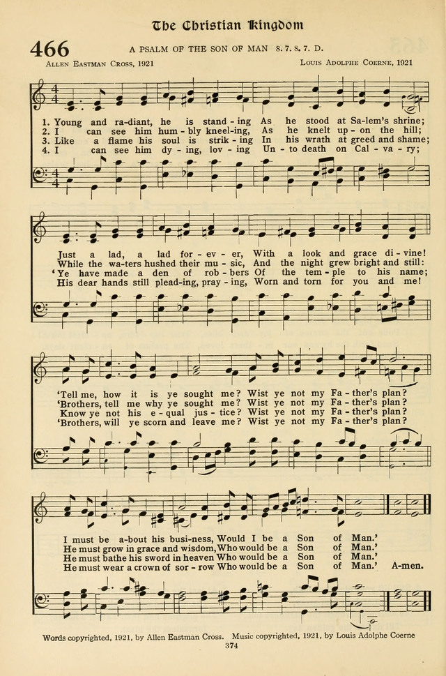 Hymns for the Living Age page 374