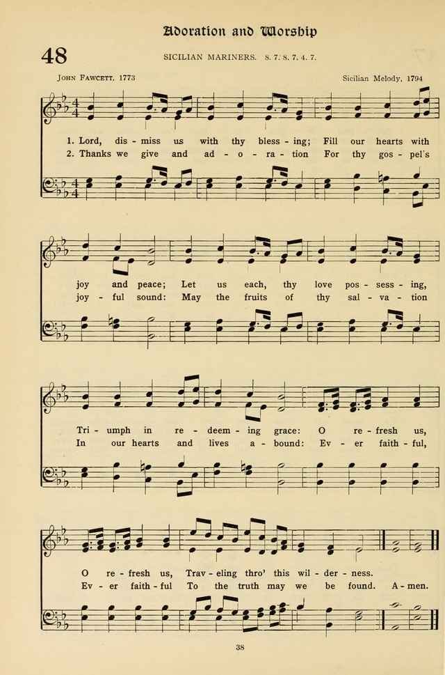 Hymns for the Living Age page 38