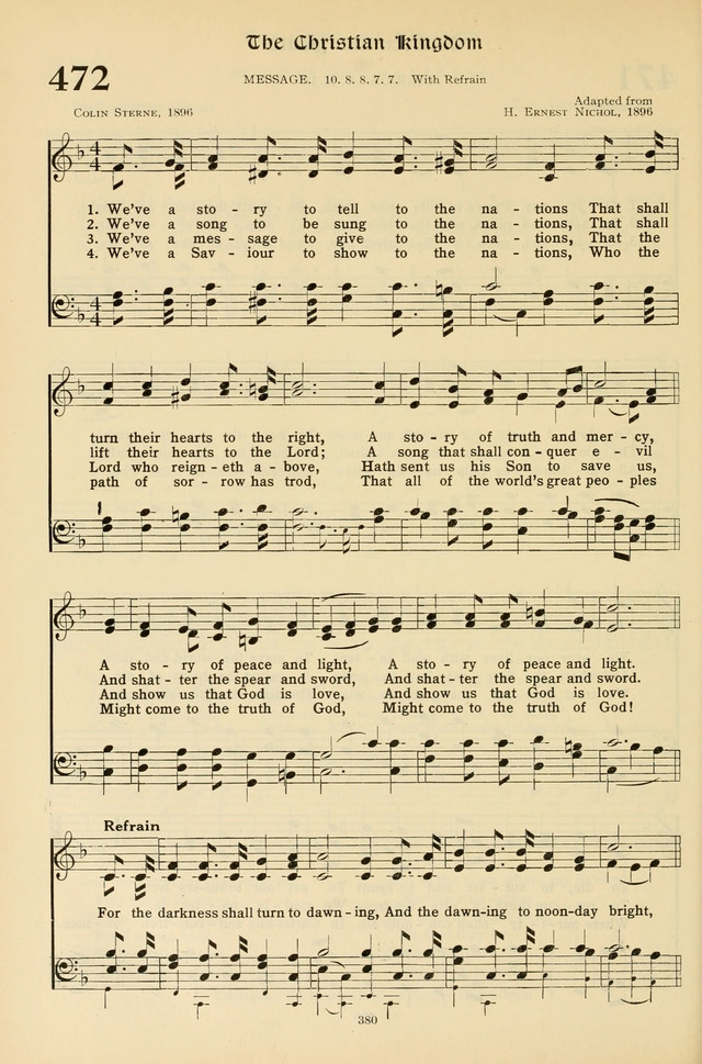 Hymns for the Living Age page 380